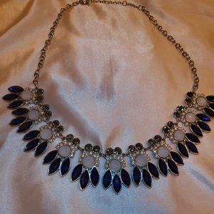 J. Crew Royal Blue Necklace